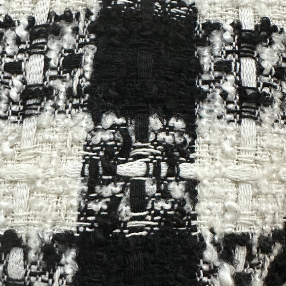 165 ZARA | Turkey EUC Black and White Checkered Long Sleeve Dress (size S) - Picture 8 of 14